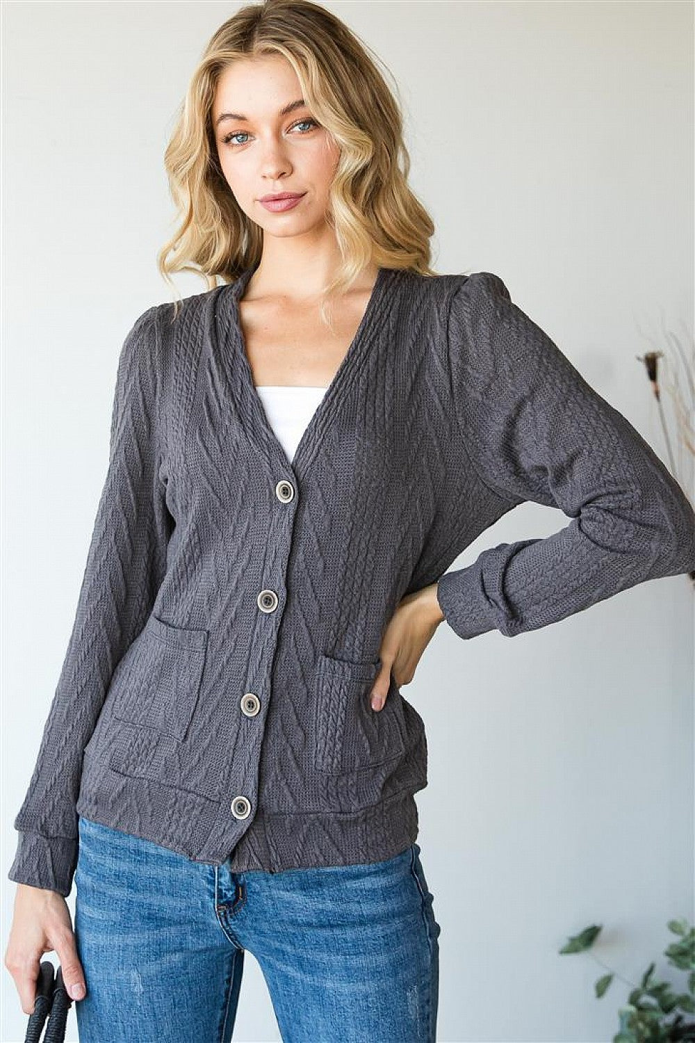 Rainy Evening Button Down Cardigan