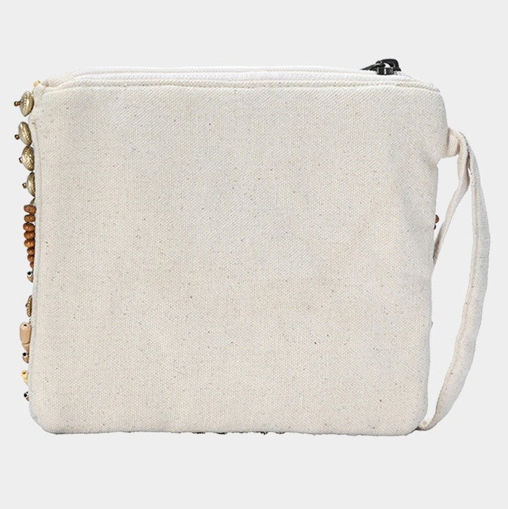 Idyllic World Wood/Metal Accented Pouch