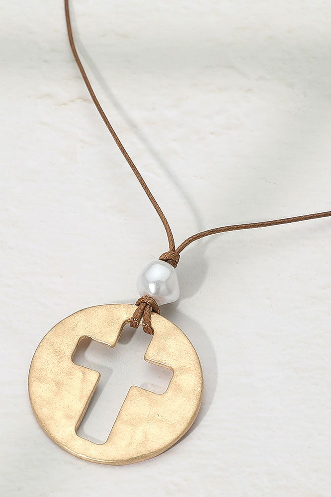 Full Worship Cross Necklace
