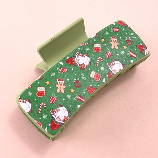 Holiday Hair Clip - Green