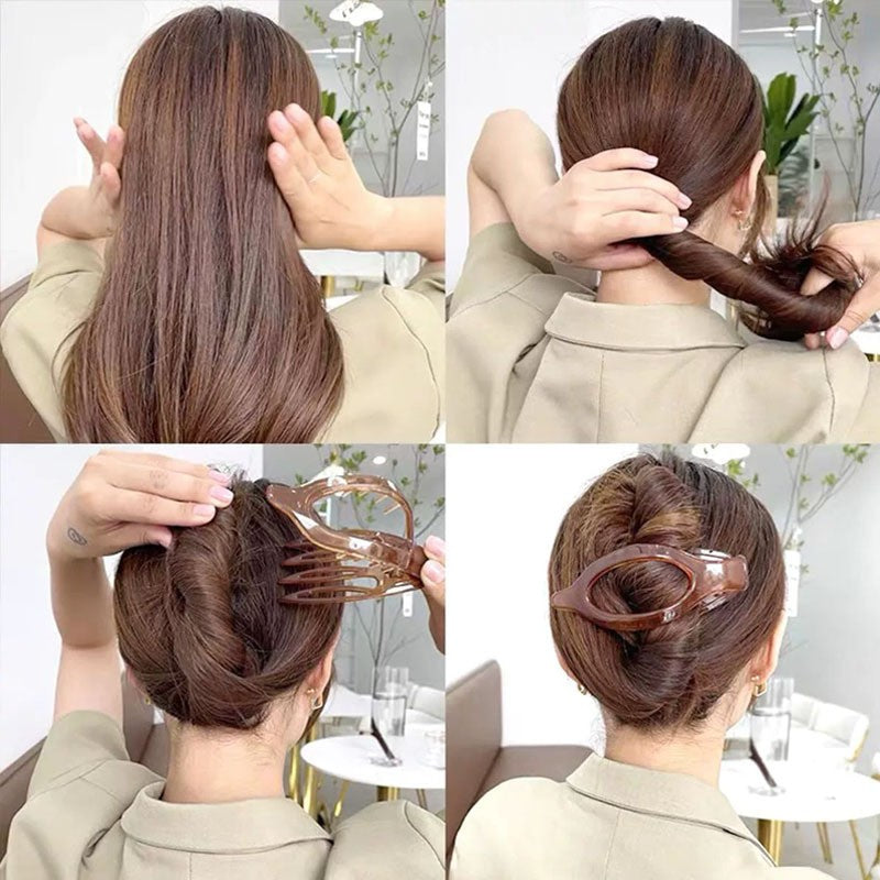 Lay It Down Hair Clip - Brown