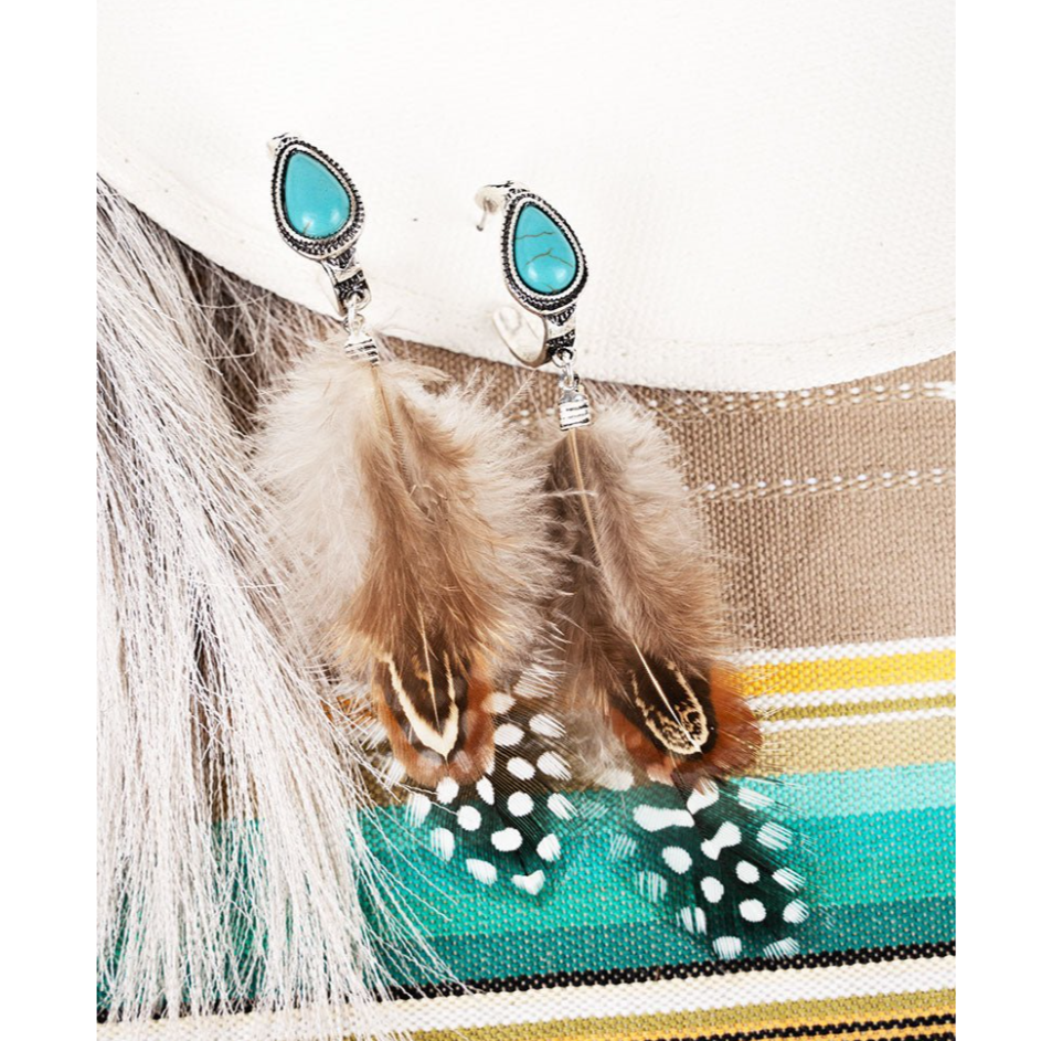 On My Wings Feather Earrings