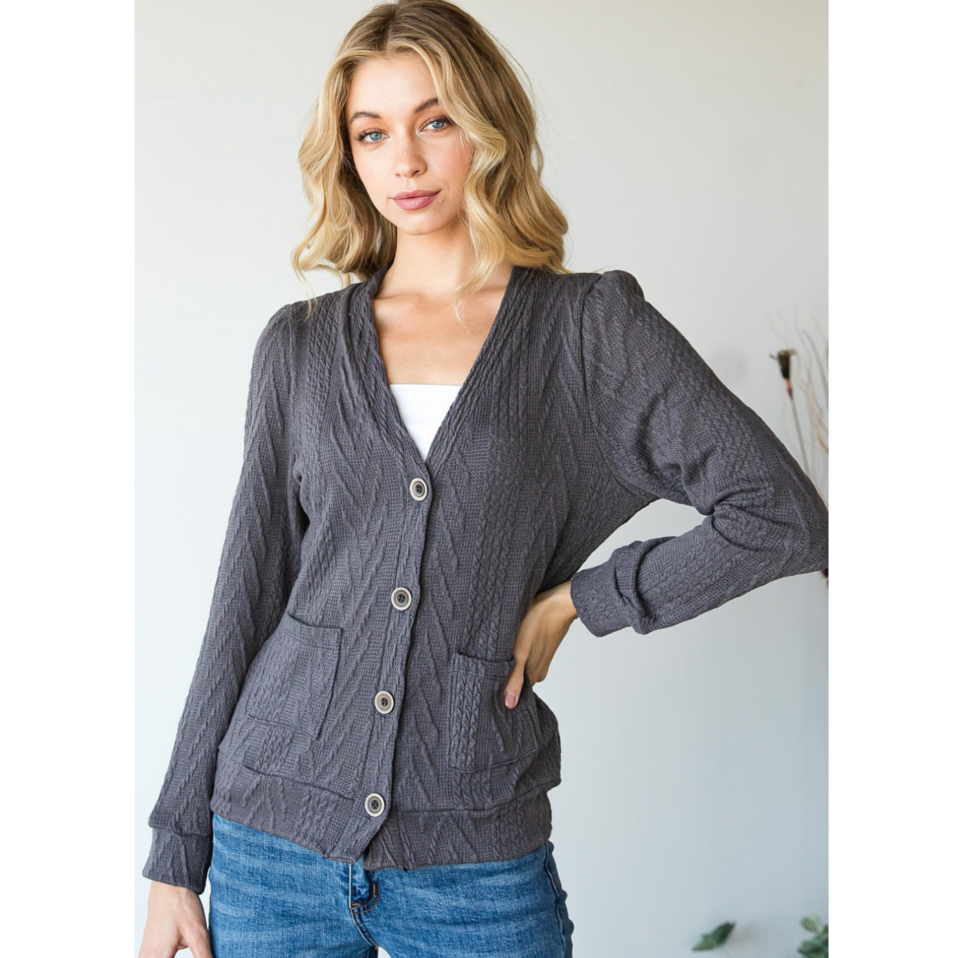 Rainy Evening Button Down Cardigan