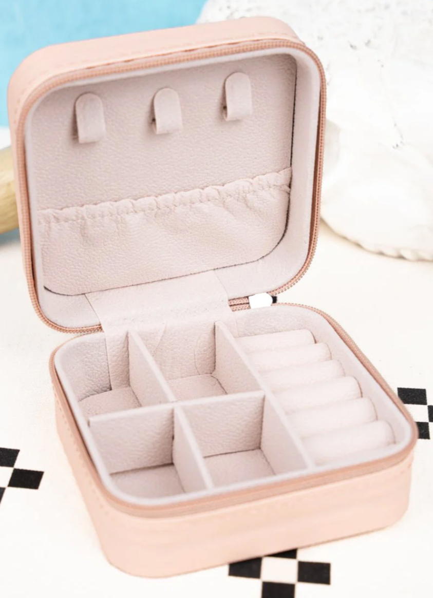Travelin' Pretty Jewelry Case - Peachy Aztec