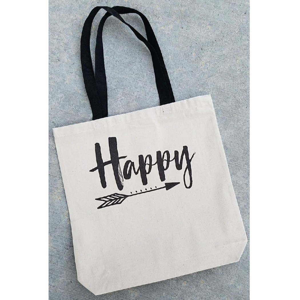 Happy Arrow Tote Bag