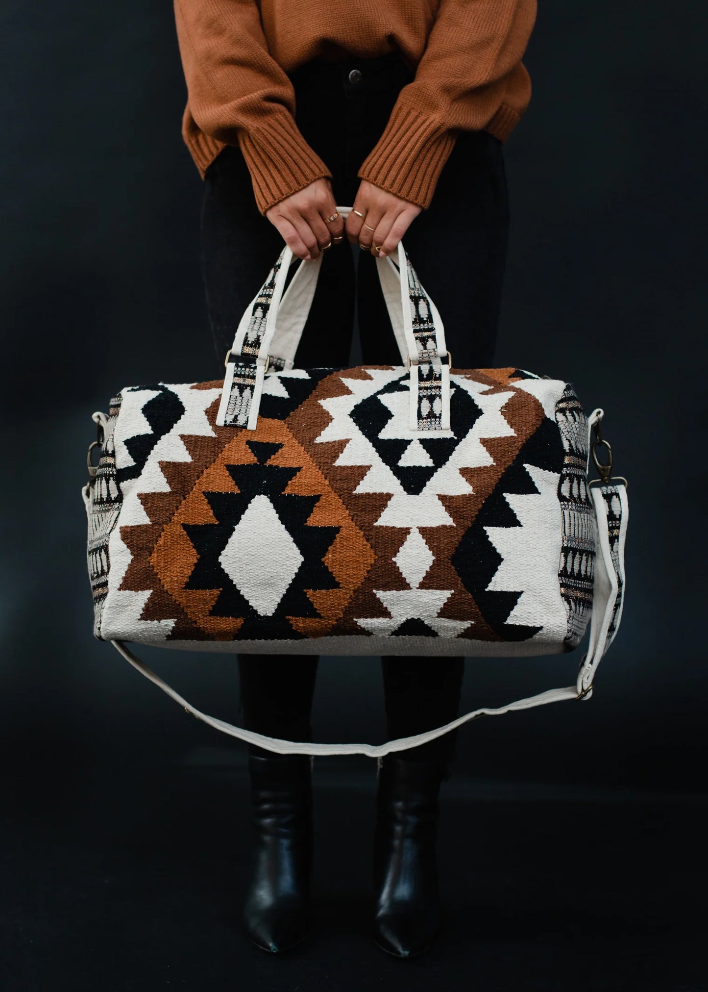 Dirt Road Dreams Aztec Duffel Bag