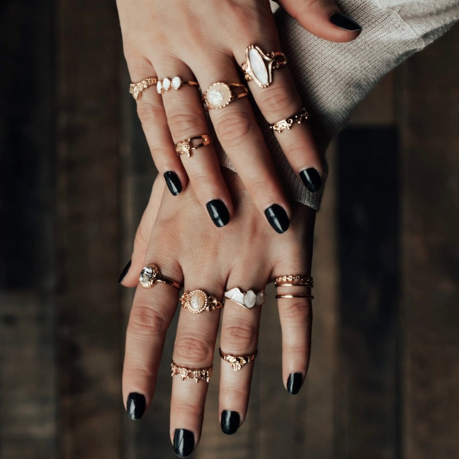Golden Passion 14-Piece Ring Set