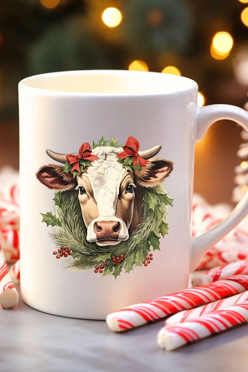 Clara The Christmas Cow Mug