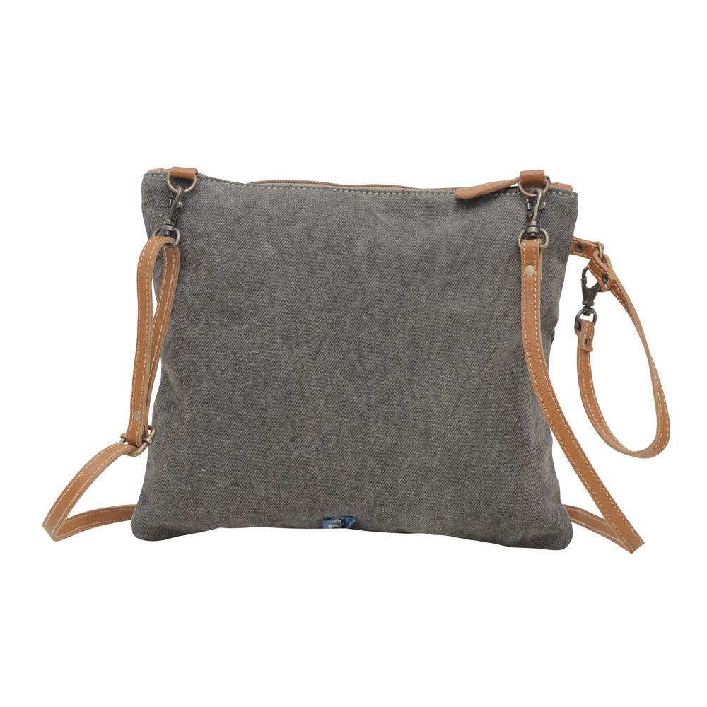 Saloon Gossip Canvas/Hair-On-Hide Purse