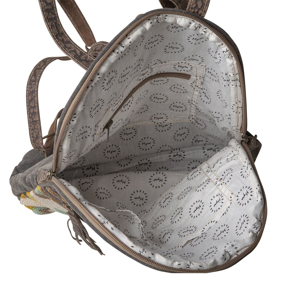 Rocky Mountain Dreams Mint/Yellow Aztec Backpack