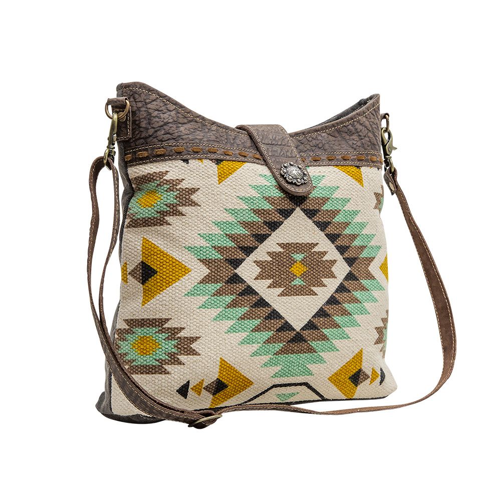 Rocky Mountain Dreams Mint/Yellow Aztec Purse