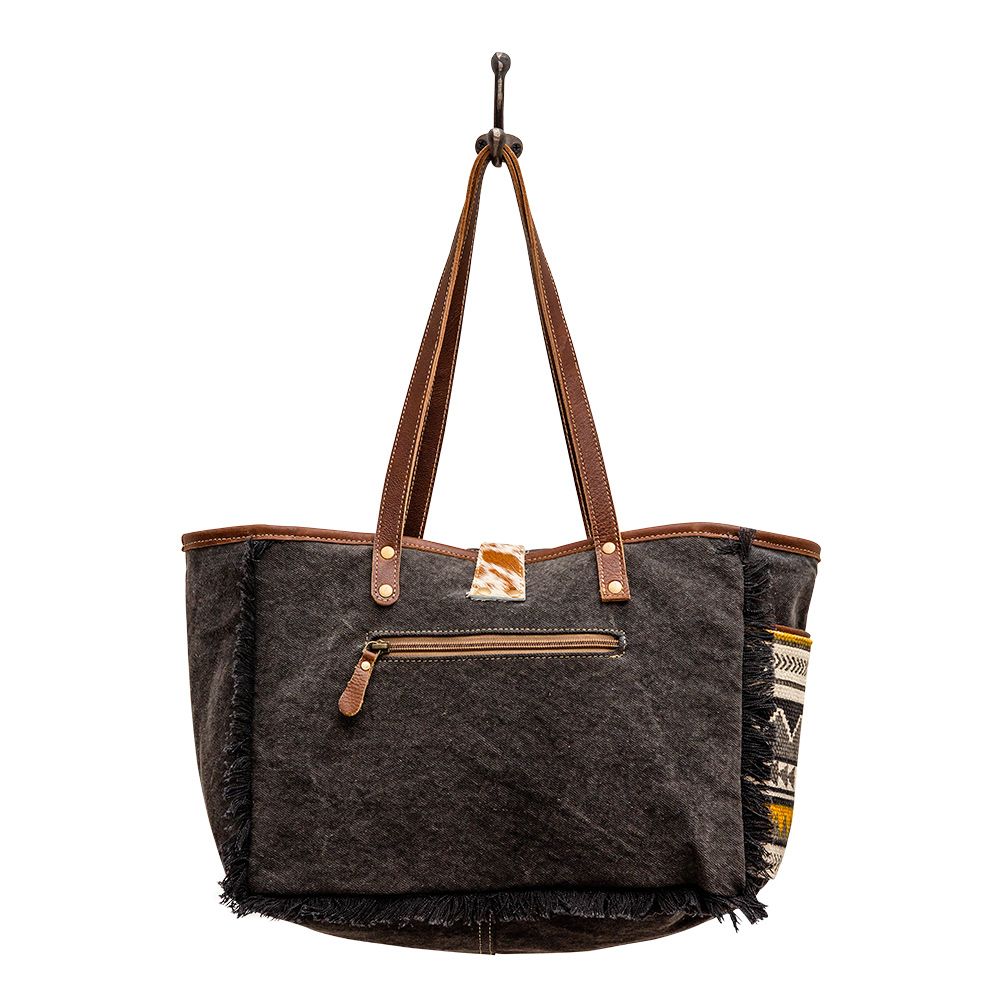 Sunny Side of Life Hair-On-Hide Aztec Bag