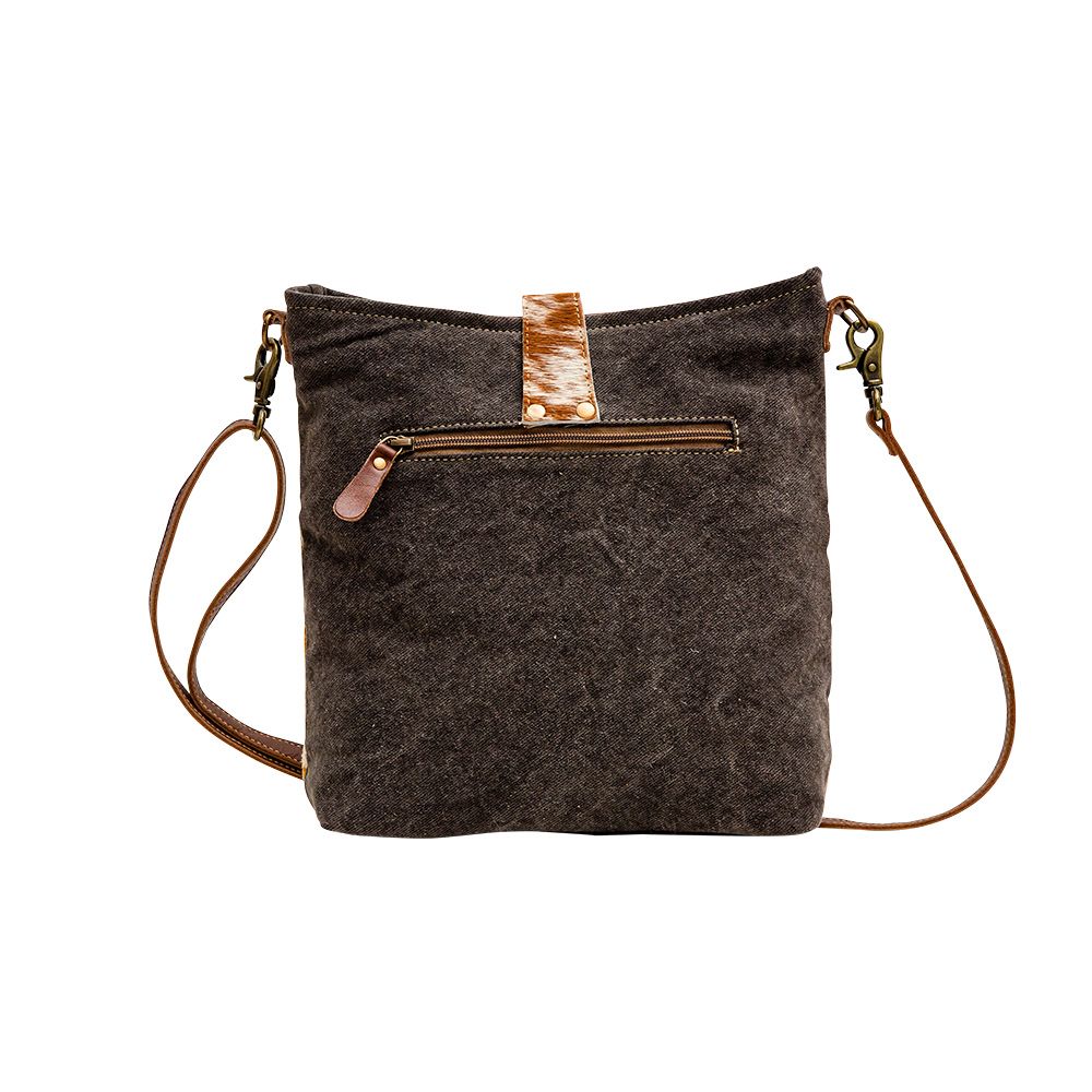 Sunny Side of Life Hair-On-Hide Aztec Crossbody Purse