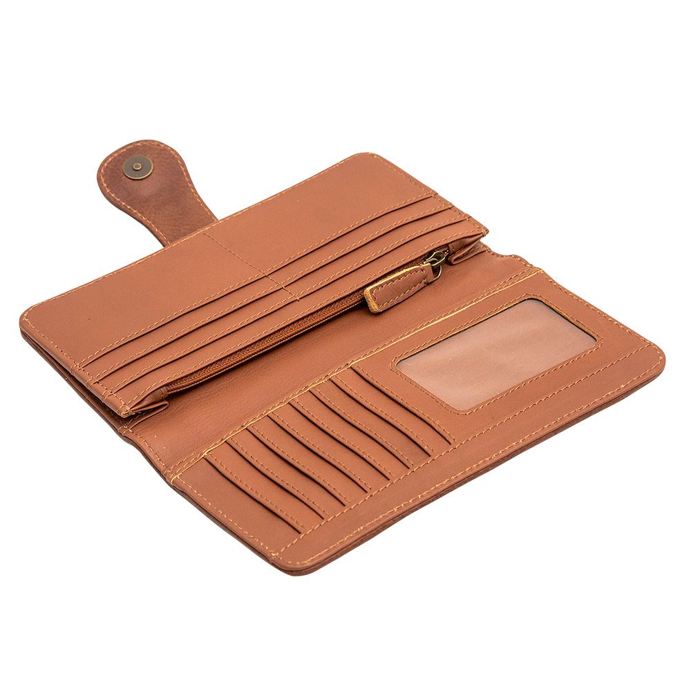 Sunny Side of Life Hair-On-Hide Aztec Wallet