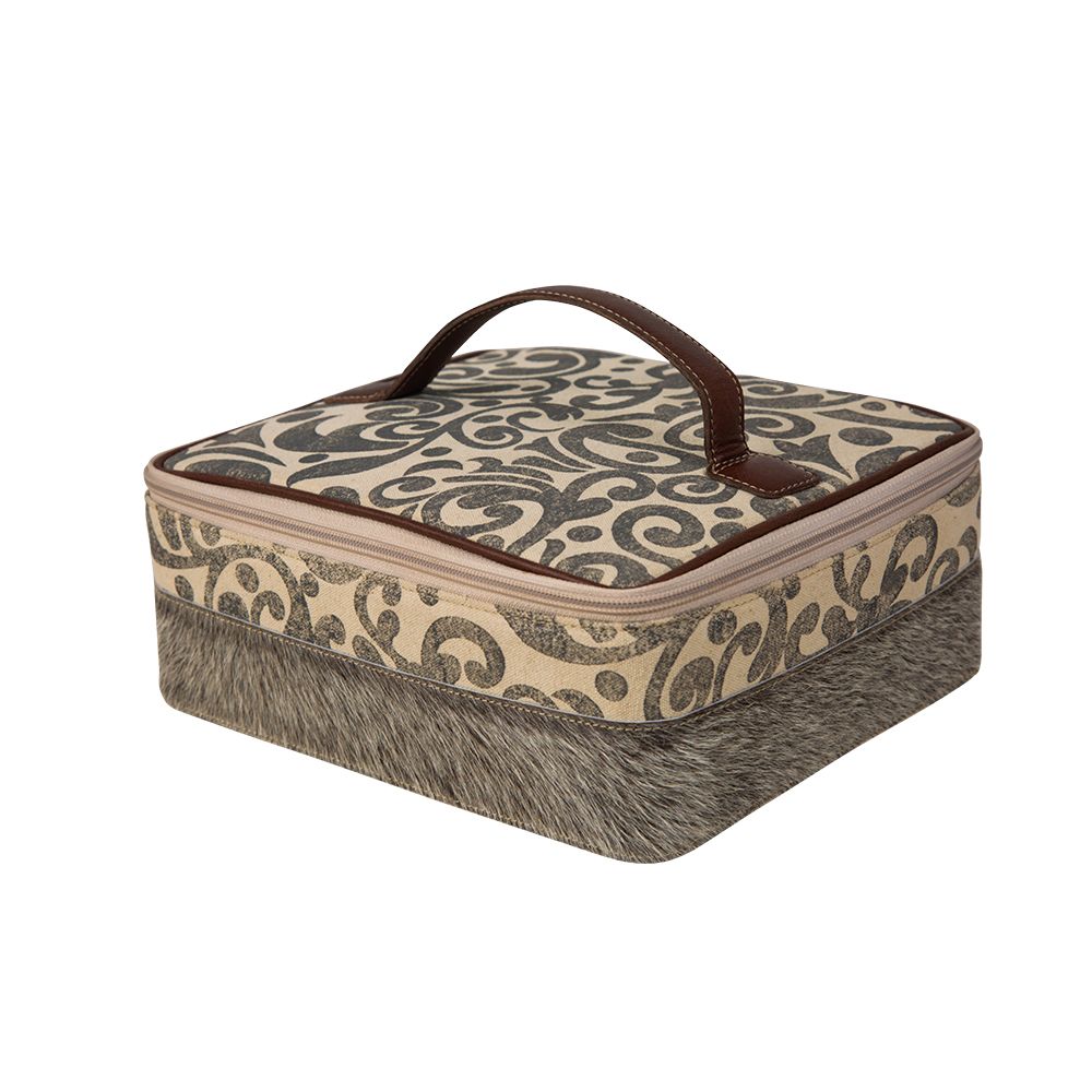 Countryside Trip Hair-On-Hide Cosmetic Case