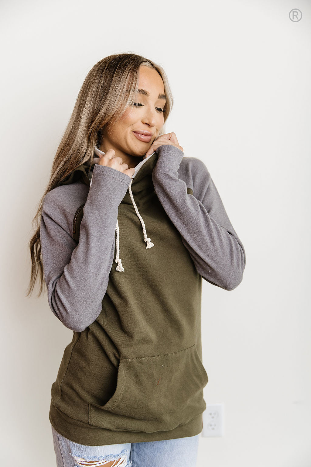 All Booked Ampersand Ave Doublehood Sweatshirt