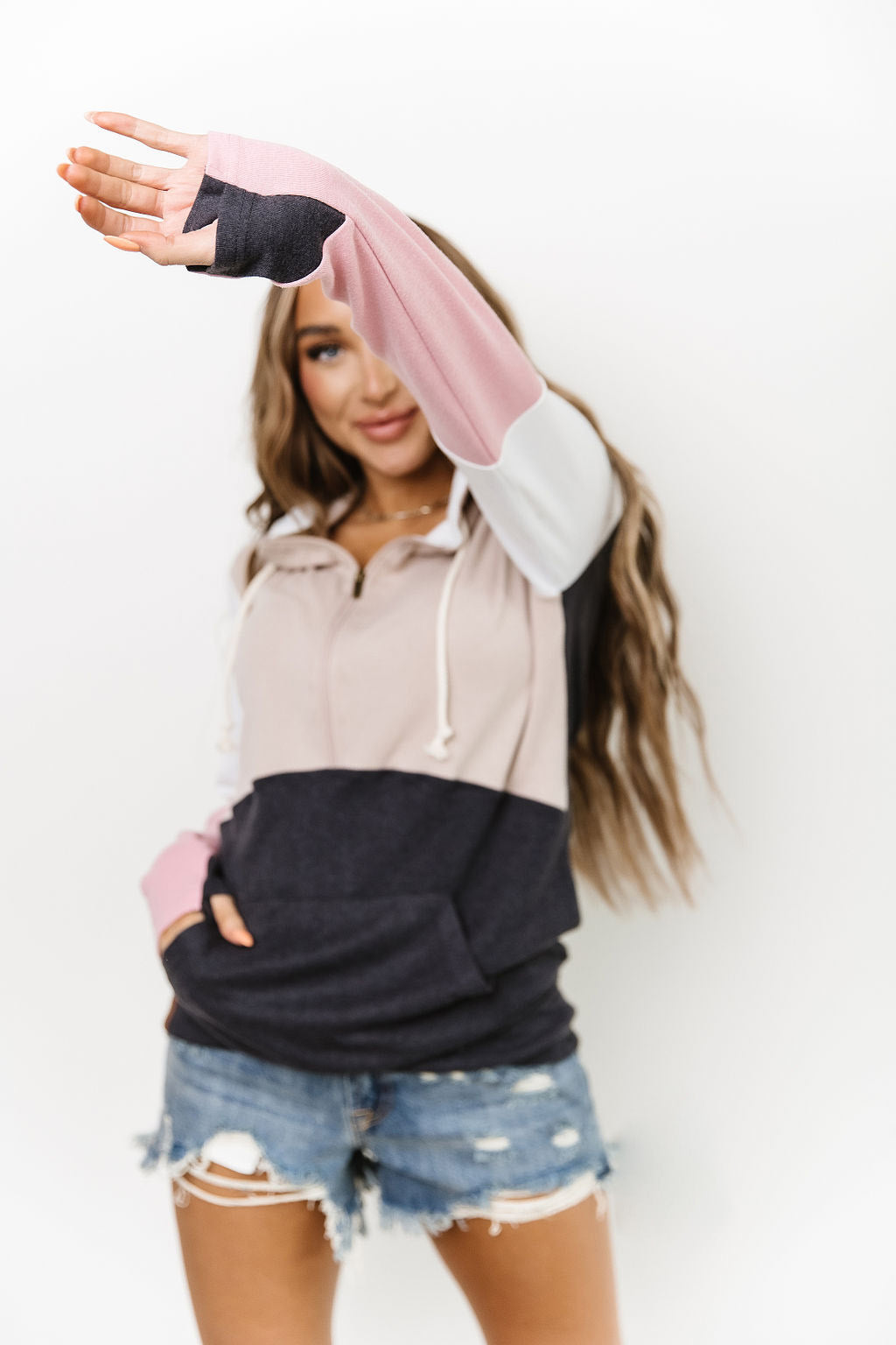 Head Start Ampersand Ave Halfzip Hoodie Sweatshirt