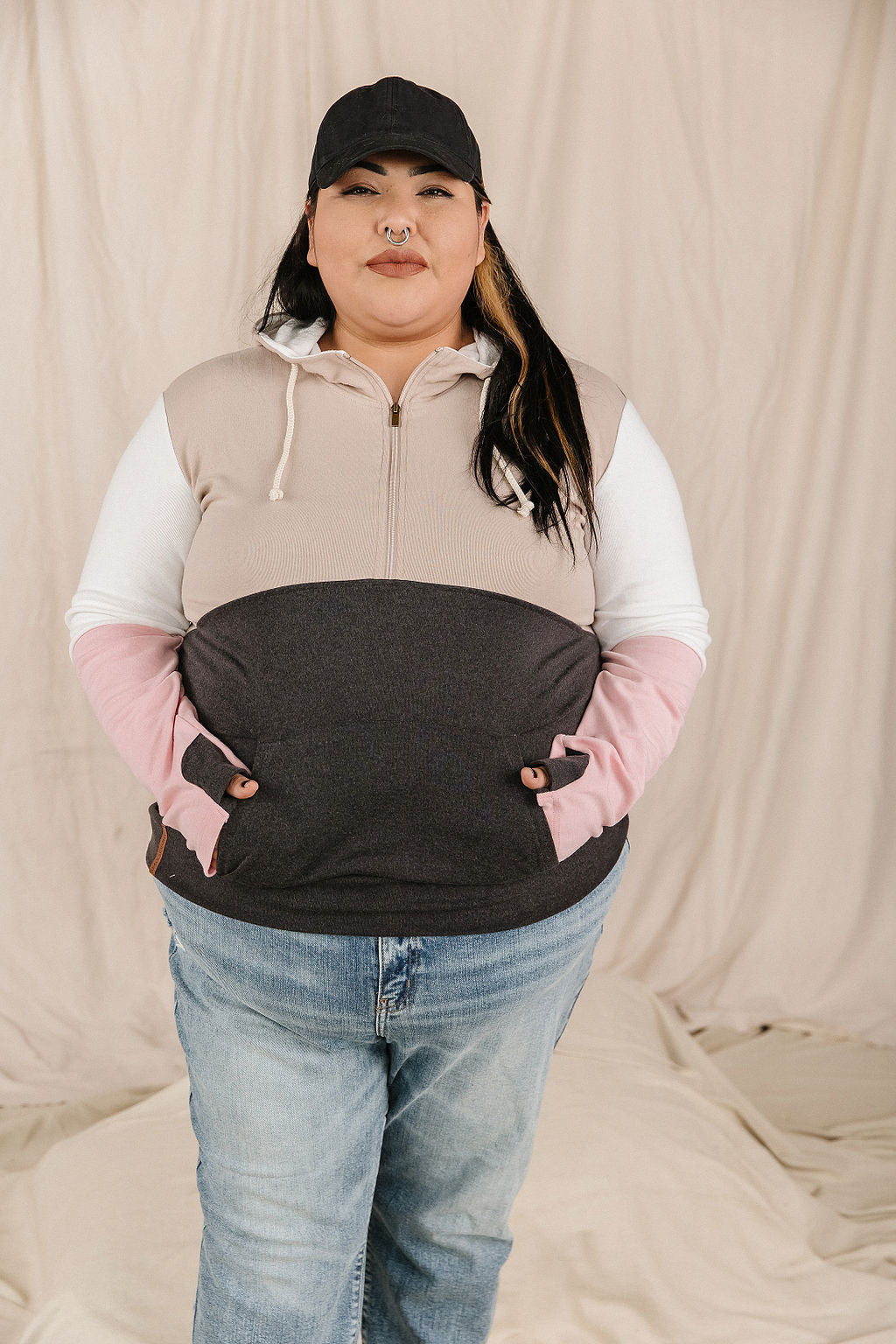 Head Start Ampersand Ave Halfzip Hoodie Sweatshirt