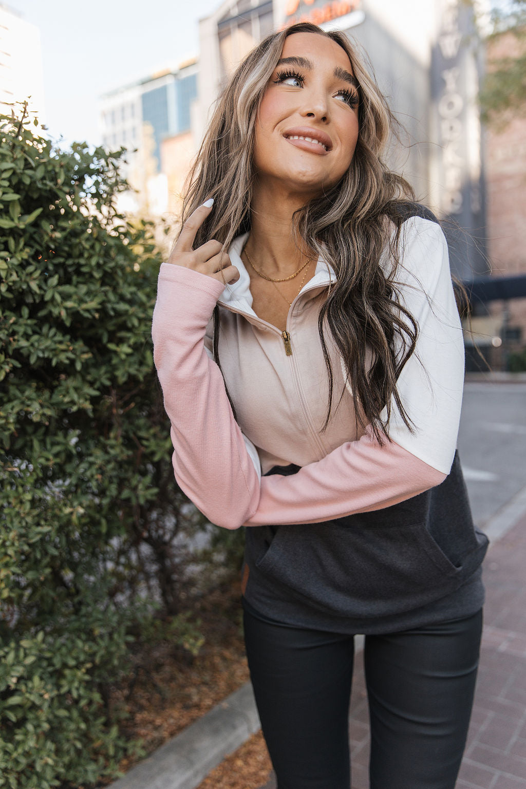 Head Start Ampersand Ave Halfzip Hoodie Sweatshirt