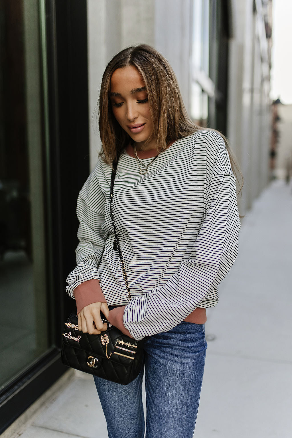 So Charming Ampersand Ave University Pullover