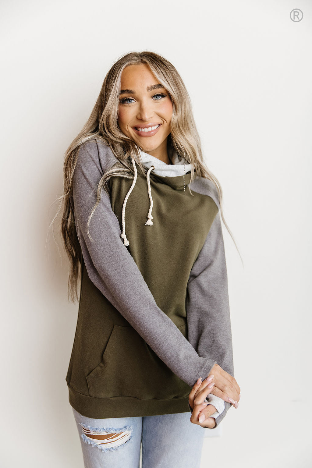 All Booked Ampersand Ave Doublehood Sweatshirt