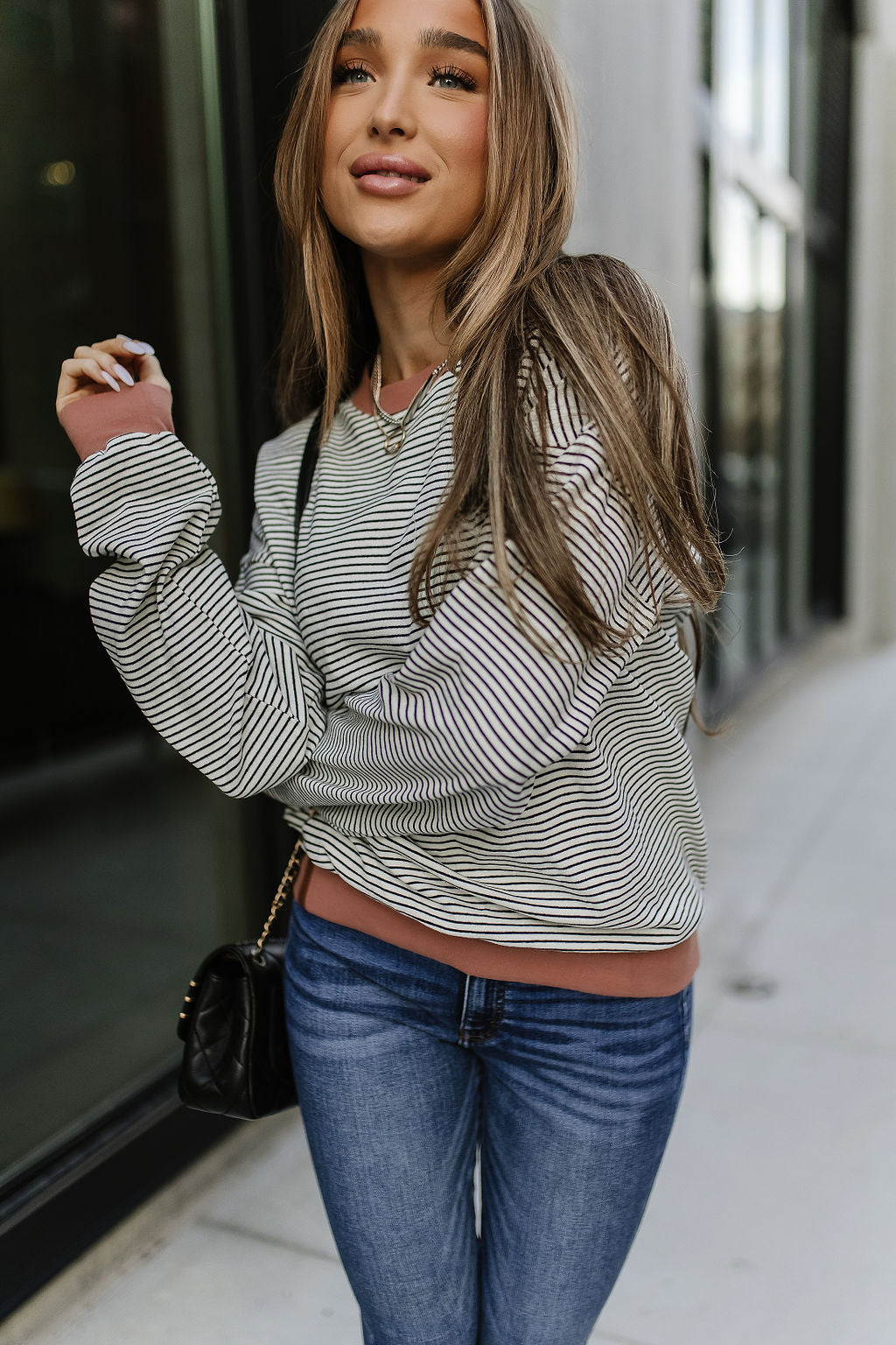 So Charming Ampersand Ave University Pullover