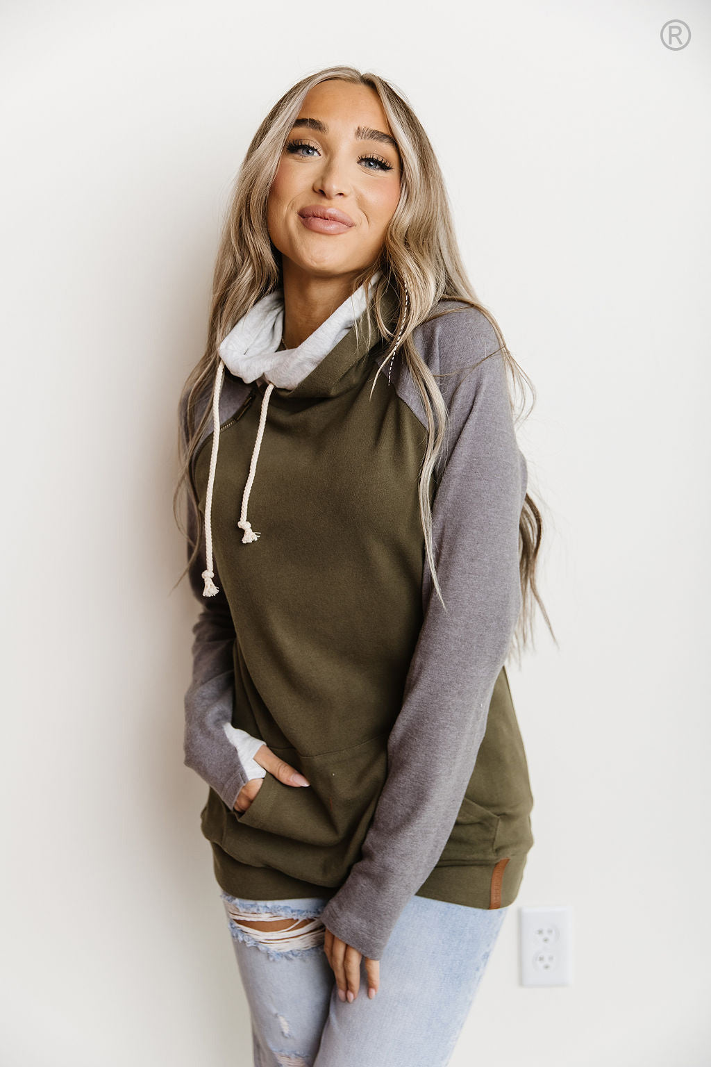 All Booked Ampersand Ave Doublehood Sweatshirt