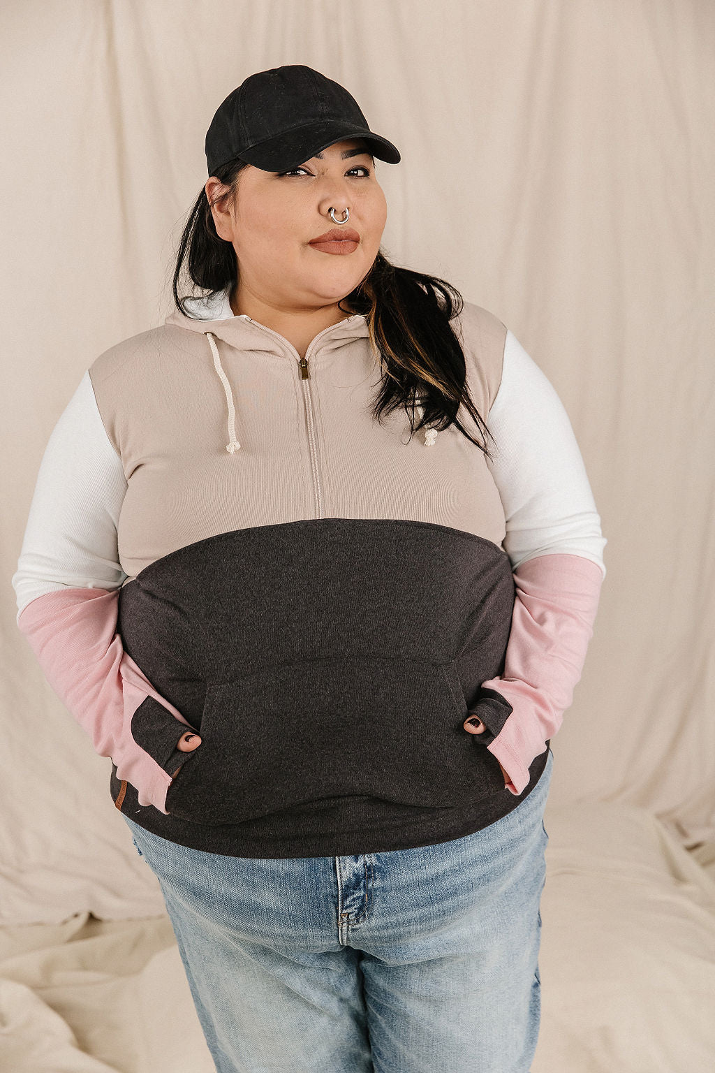Head Start Ampersand Ave Halfzip Hoodie Sweatshirt