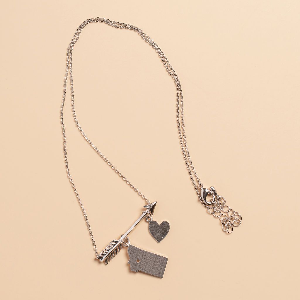 Follow Your Arrow Montana Necklace - Silver