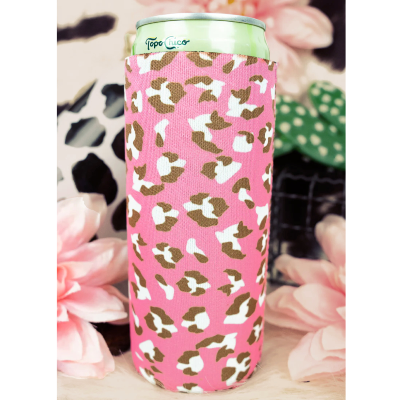 Neapolitan Leopard Koozie (slim)