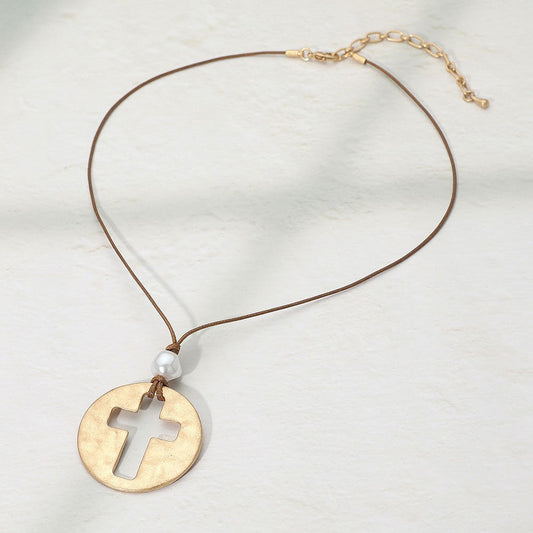 Full Worship Cross Necklace