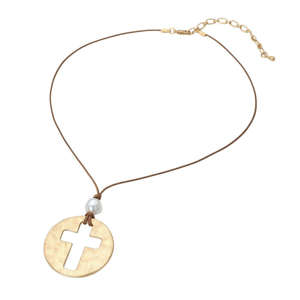 Full Worship Cross Necklace