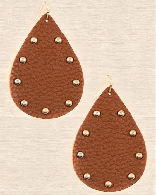 Still The One Studded Teardrop Earrings
