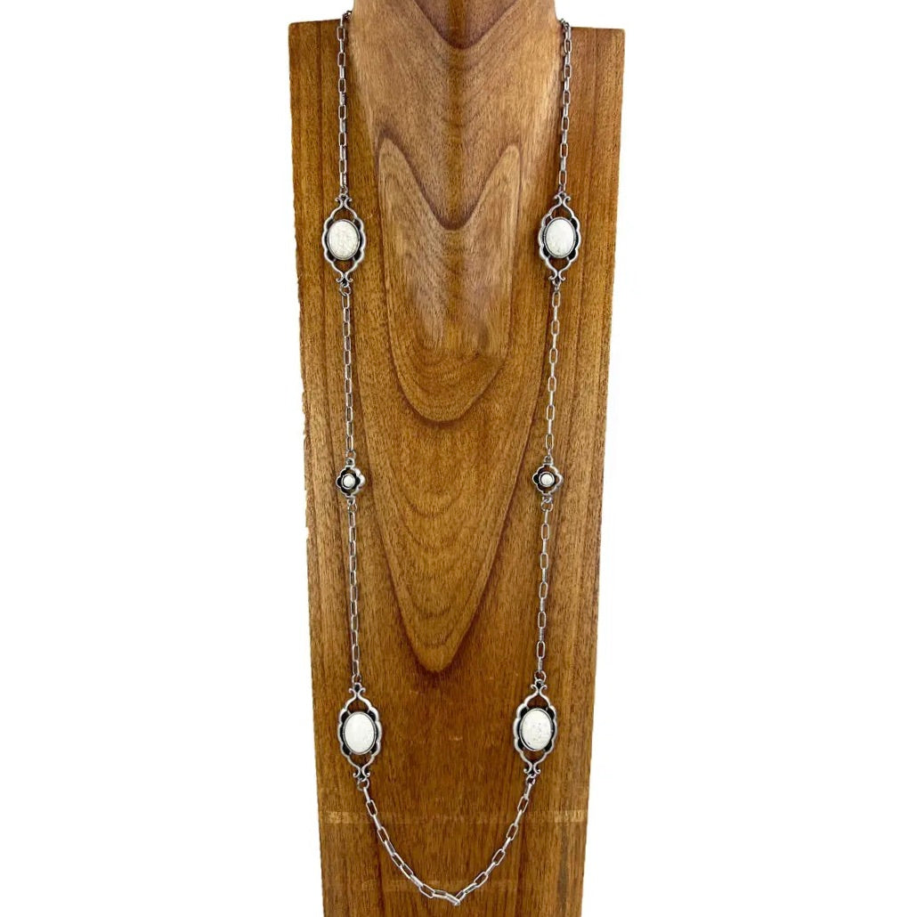 Into The White Silver Chain Necklace