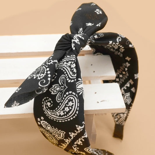 Fo-Fana Bandana Headband - Black