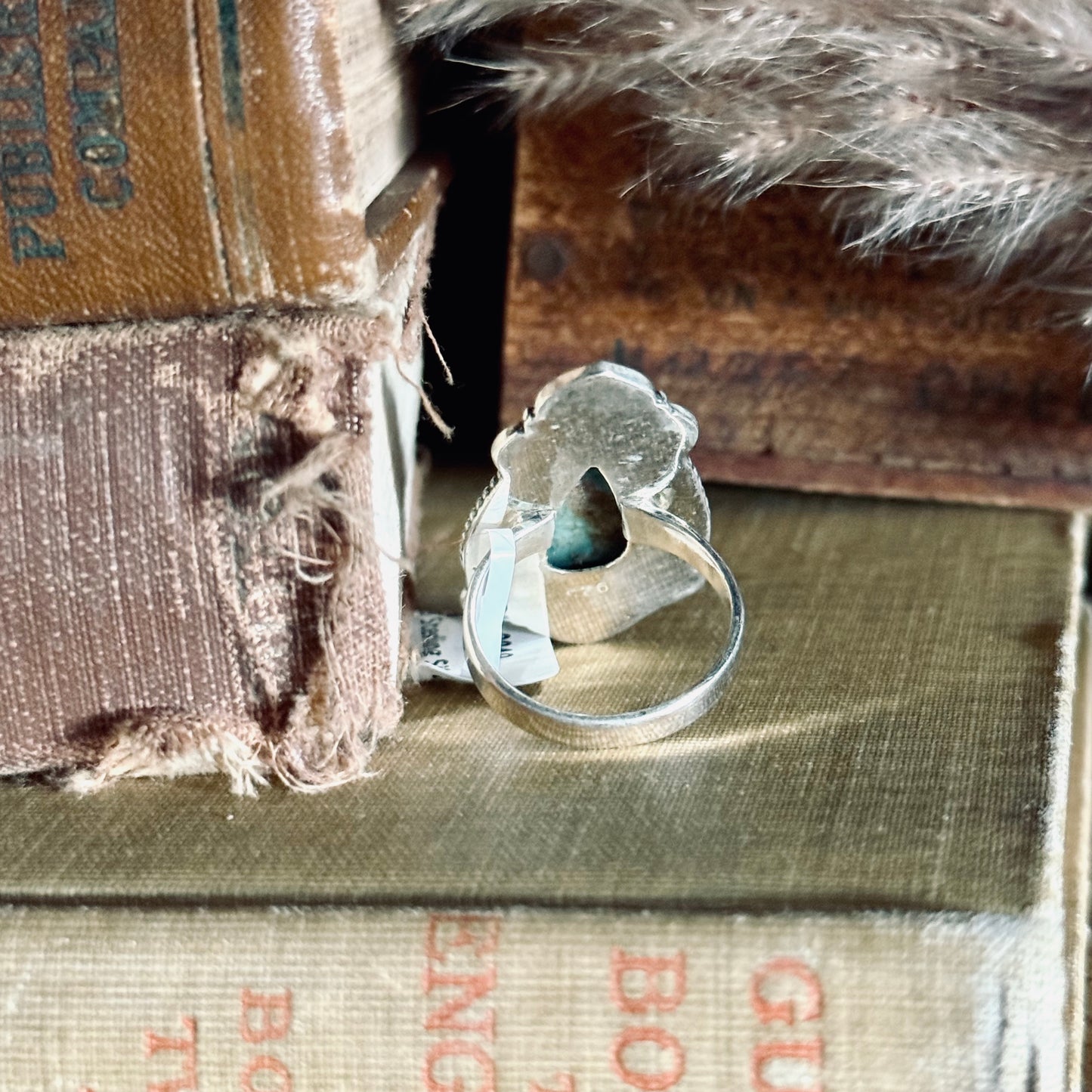 Arizona Turquoise Sterling Silver Ring - Size 8