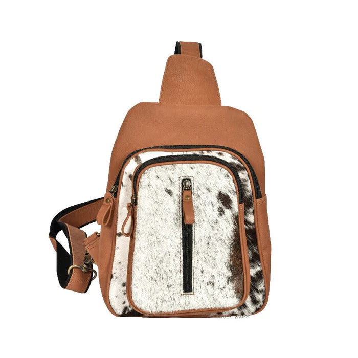 Out To Pasture Hair-On Sling Bag