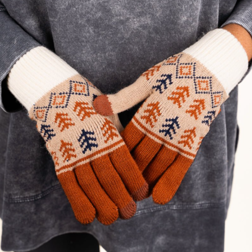 Lodge Creek Smart Touch Gloves - Rust