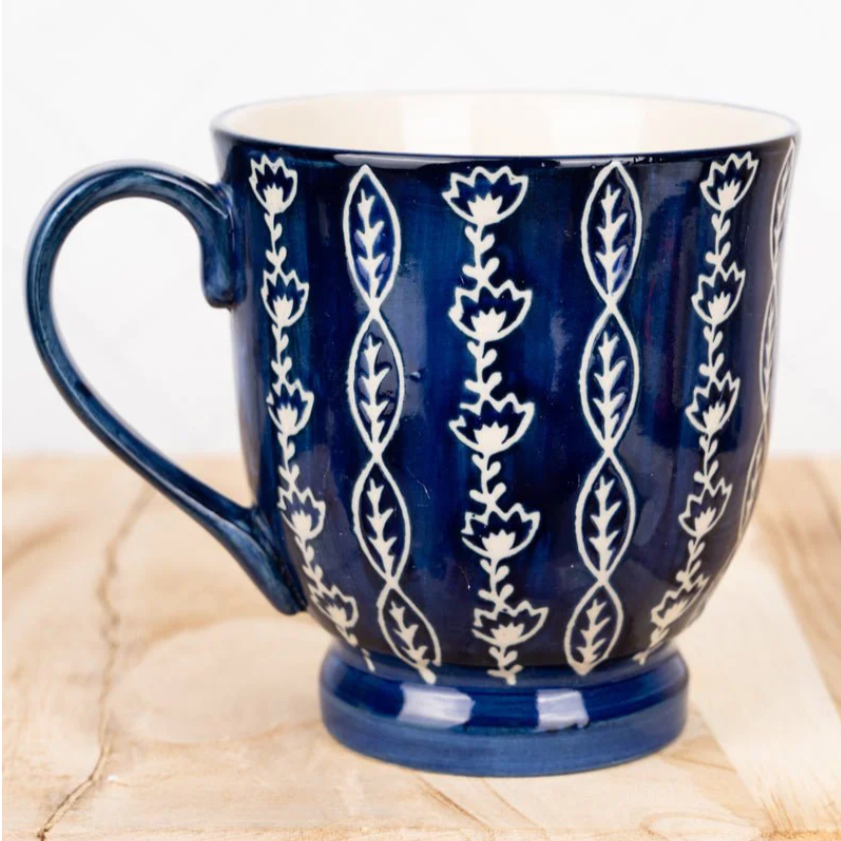 Spanish Morning Blue Mug