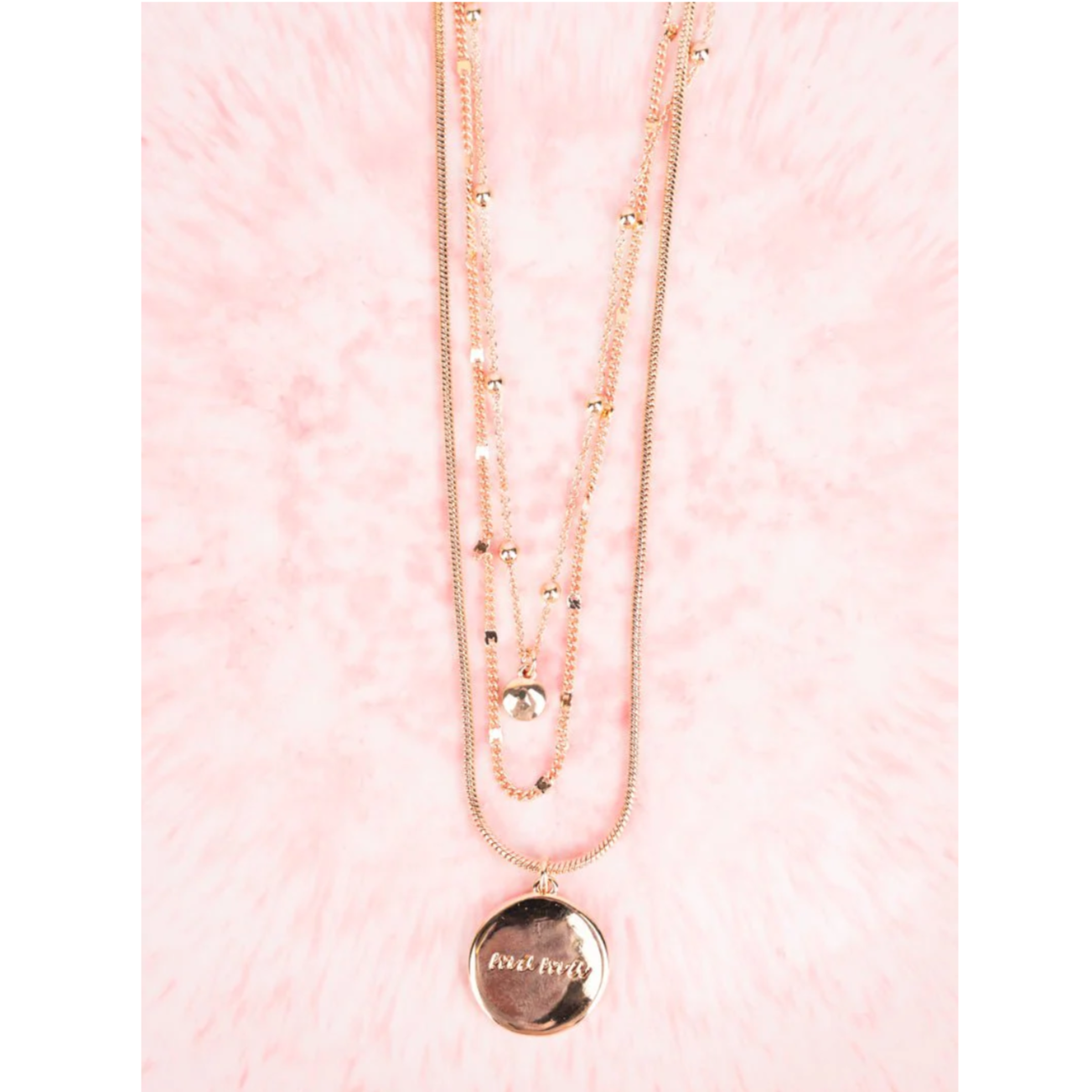 Mama Gold Layered Necklace