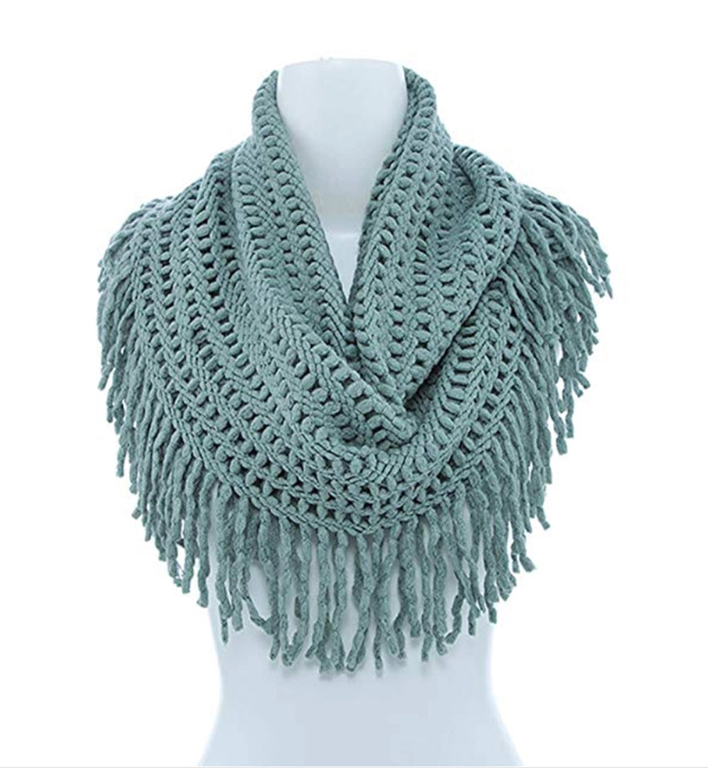 Coldest Breeze Infinity Scarf - Teal