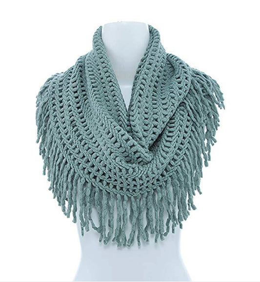Coldest Breeze Infinity Scarf - Teal