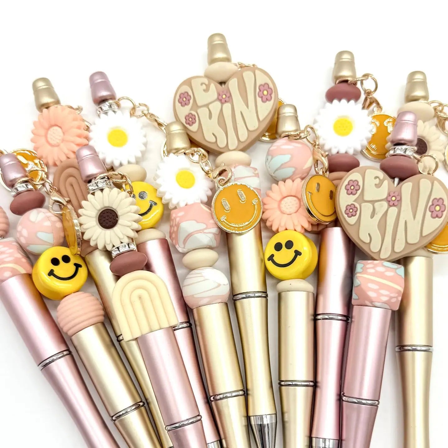 Beaded Pen - Hippie Smiles