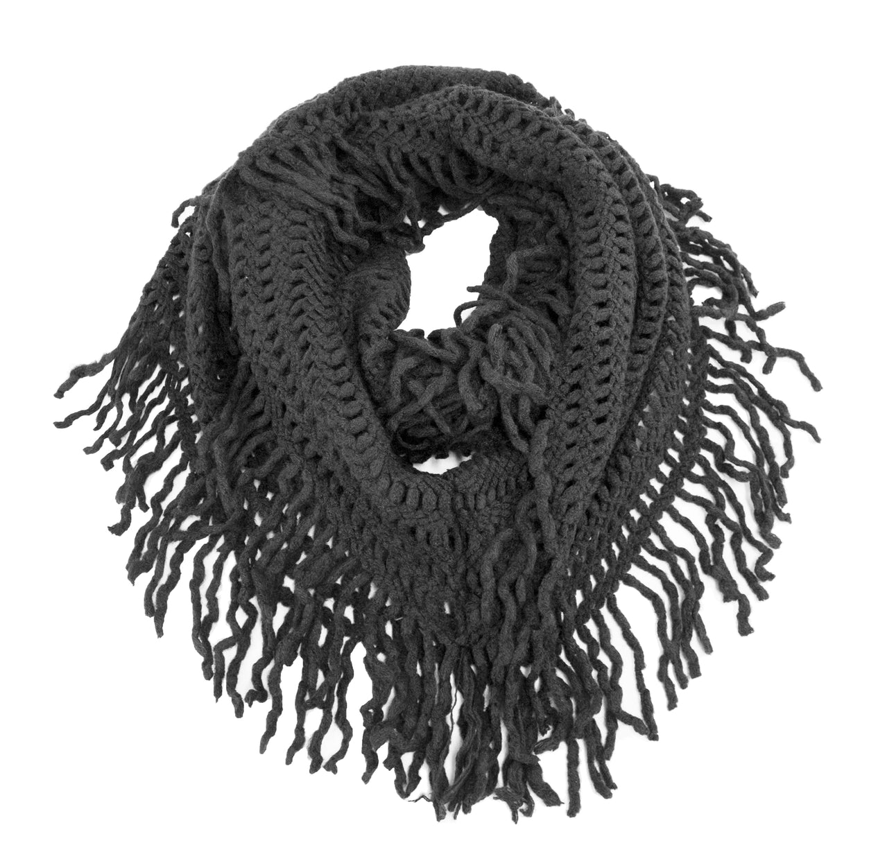 Coldest Breeze Infinity Scarf - Dark Gray