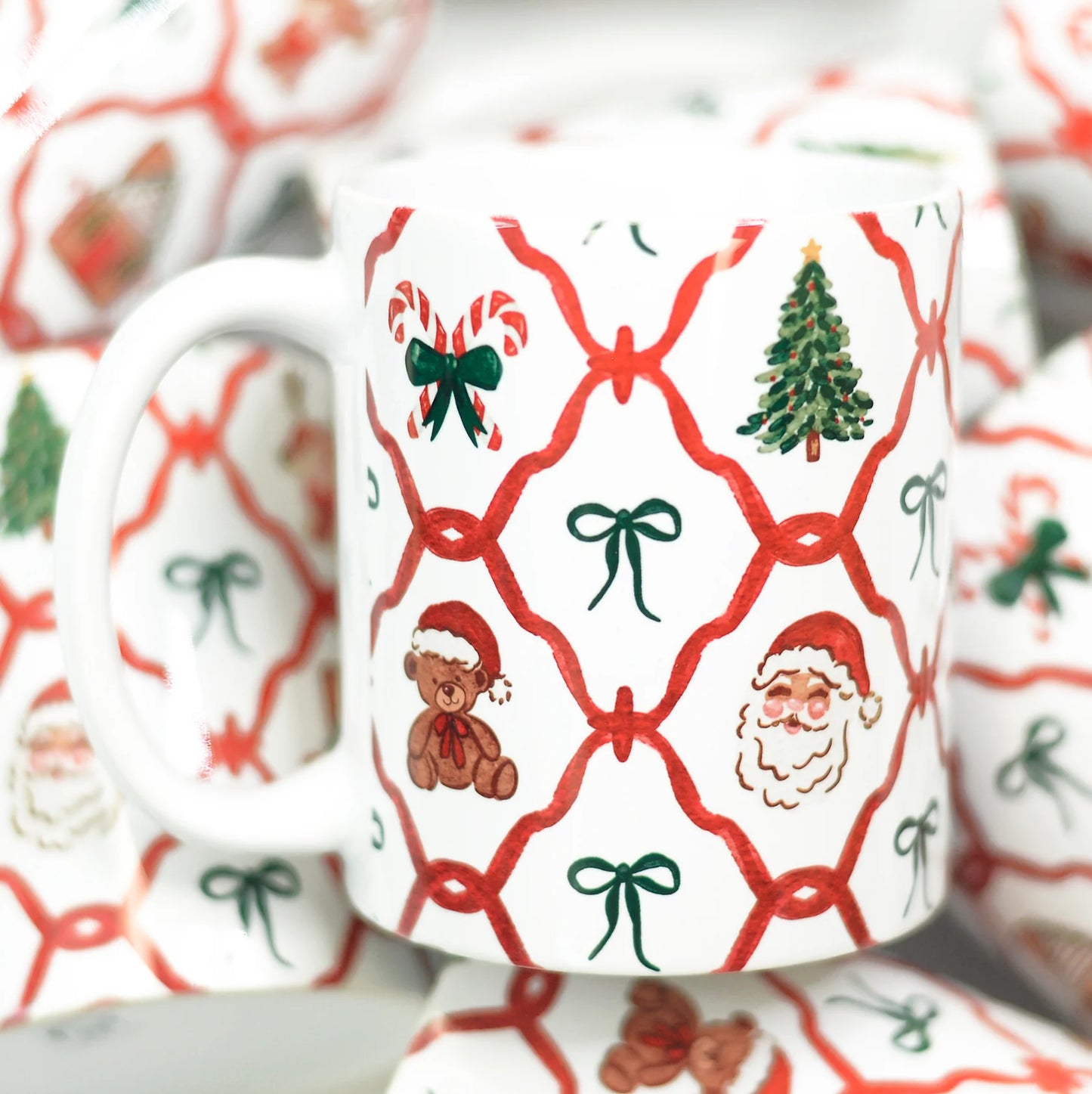Christmastime Lattice Mug