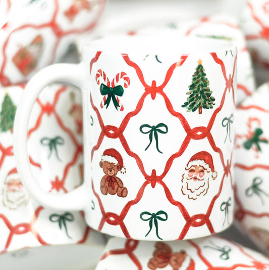 Christmastime Lattice Mug