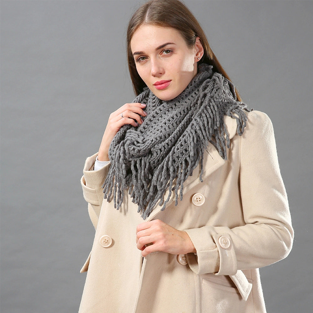 Coldest Breeze Infinity Scarf - Dark Gray