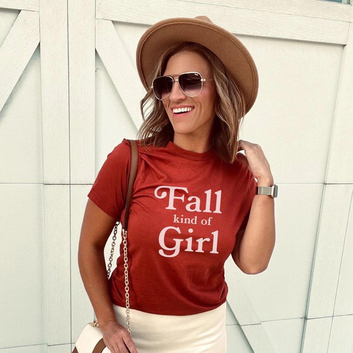 Fall Kind Of Girl Rust Tee [will ship separately]
