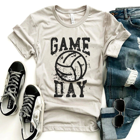 Game Day Volleyball Grunge Tee [will ship separately]