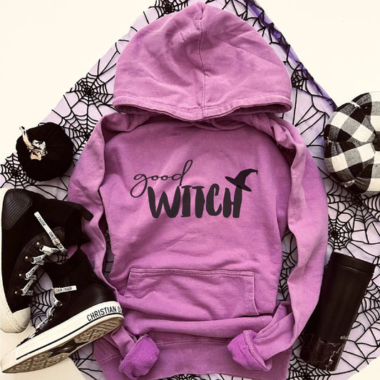 Good Witch Lilac Vintage Wash Hoodie Sweatshirt [will ship separately]